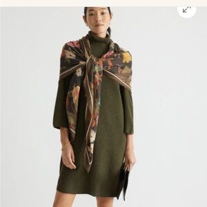 Tuckernuck Black Floral Throw with Multicolor Blooms